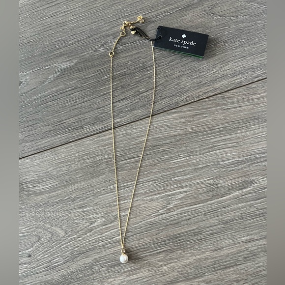 NWT Kate Spade Pearl Stud Earring and Necklace Bundle - Picture 5 of 7